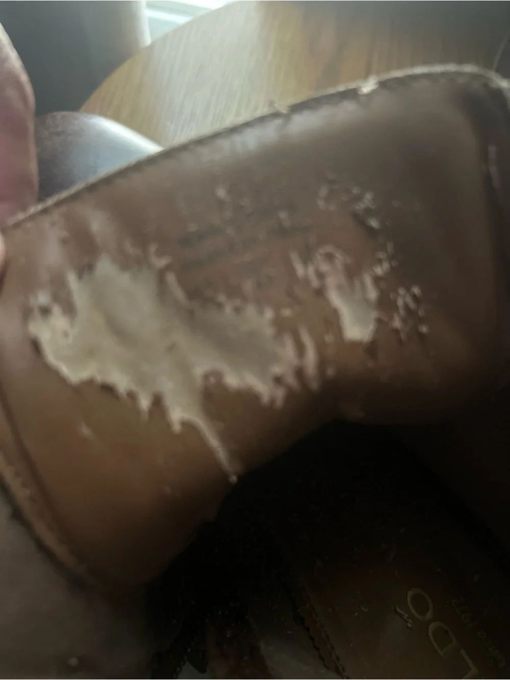 Aldo Dark Brown Leather Lace-Up Ankle Boots